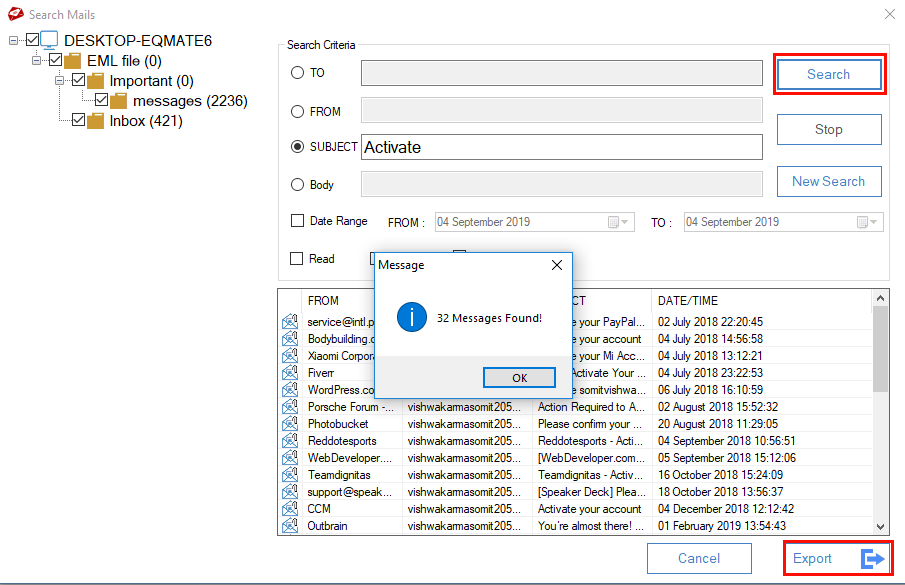 MailsDaddy EML to PST Converter